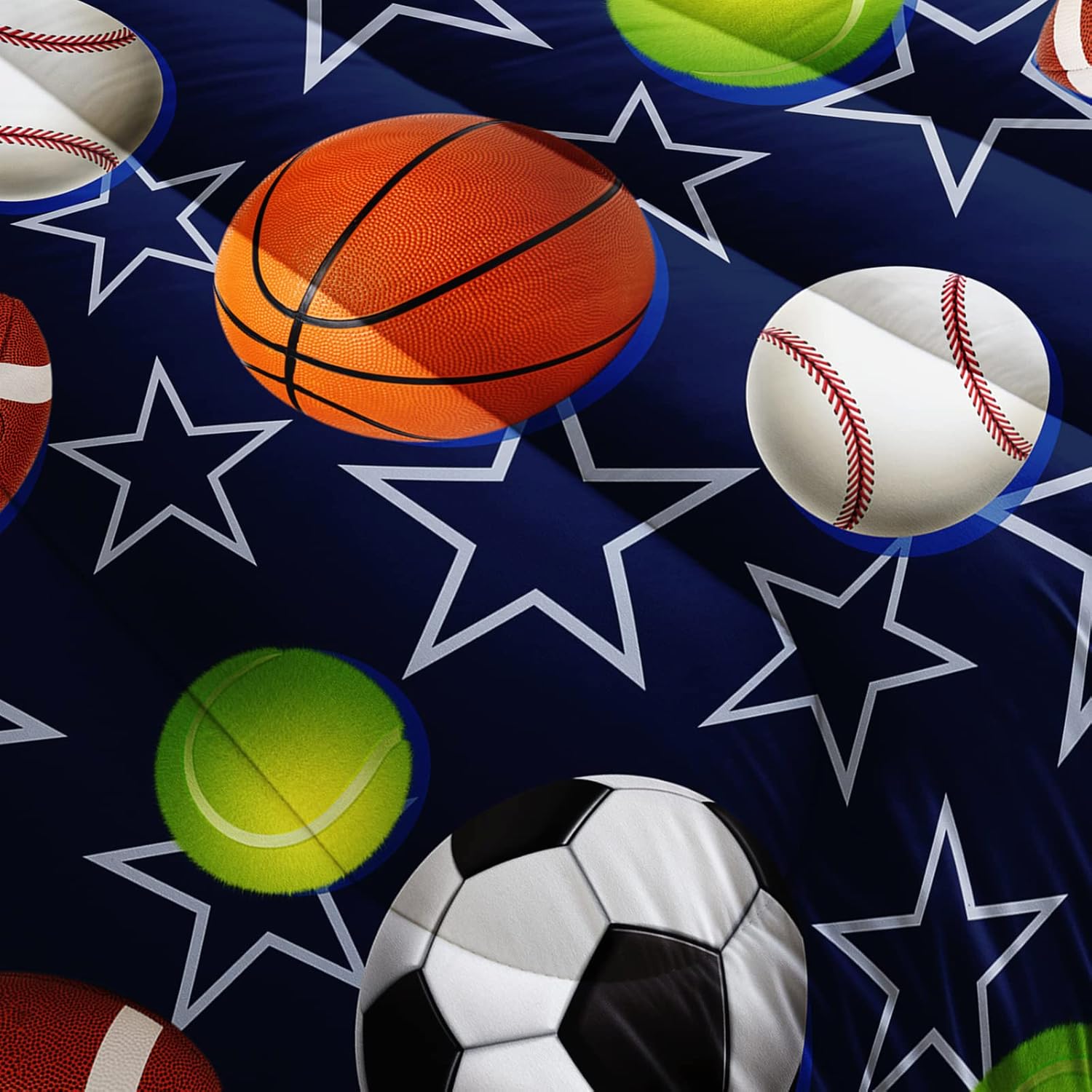 Boys Sports Comforter Set for Teens Kids