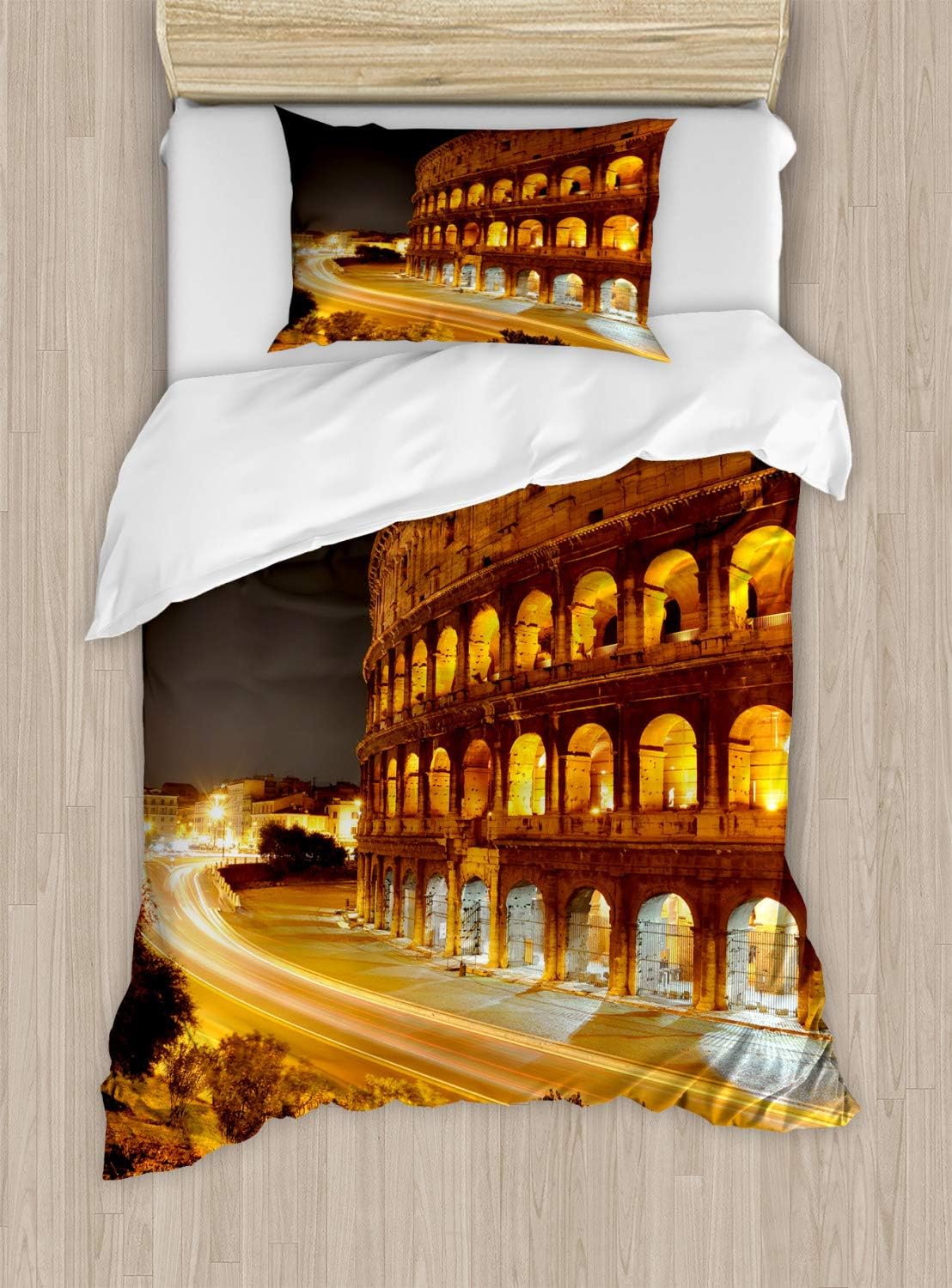 Ambesonne Italy Duvet Cover Set with Pillow Sham