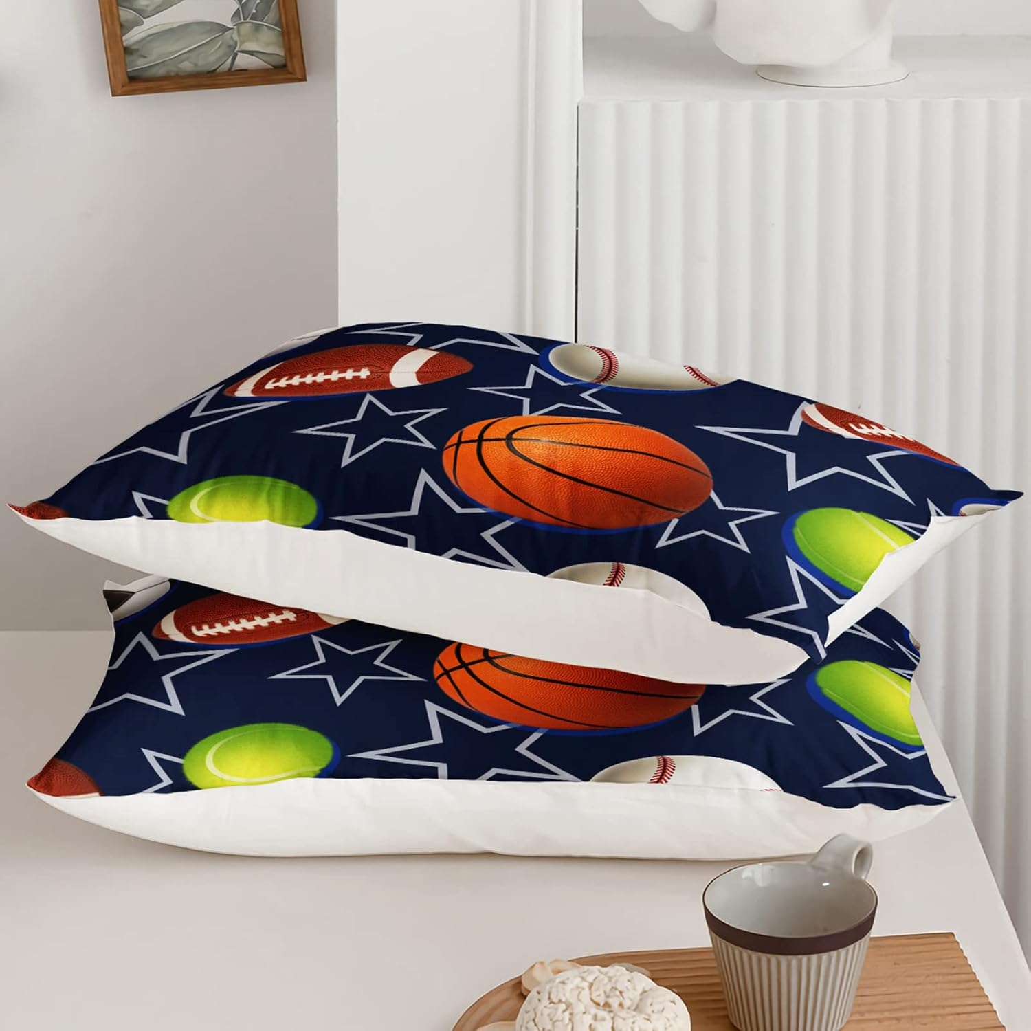 Boys Sports Comforter Set for Teens Kids