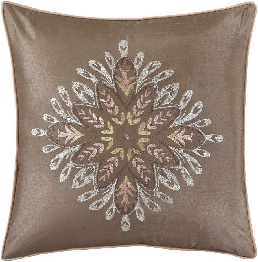 TRP 6-Piece Abstract Pink Comforter Set