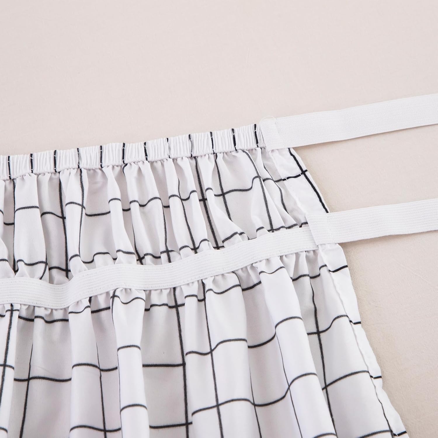 BESTORI Wrap Around Ruffled Bed Skirt Twin 39 x 75 15 Drop White