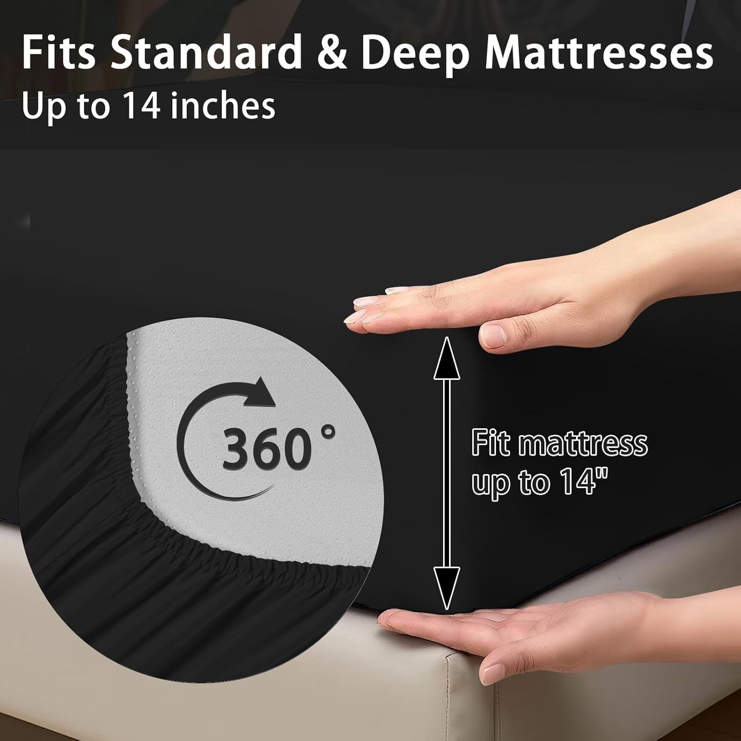 Pamnest Comforter Set King Size 7 Pcs Bedding