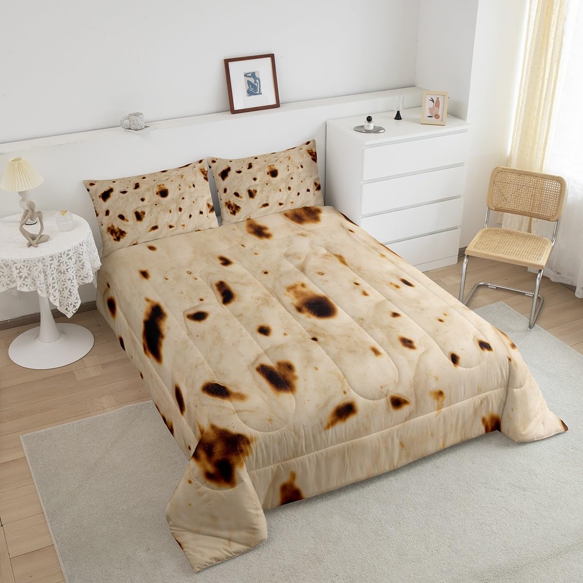 Feelyou Giant Taco Comforter Set for Kids