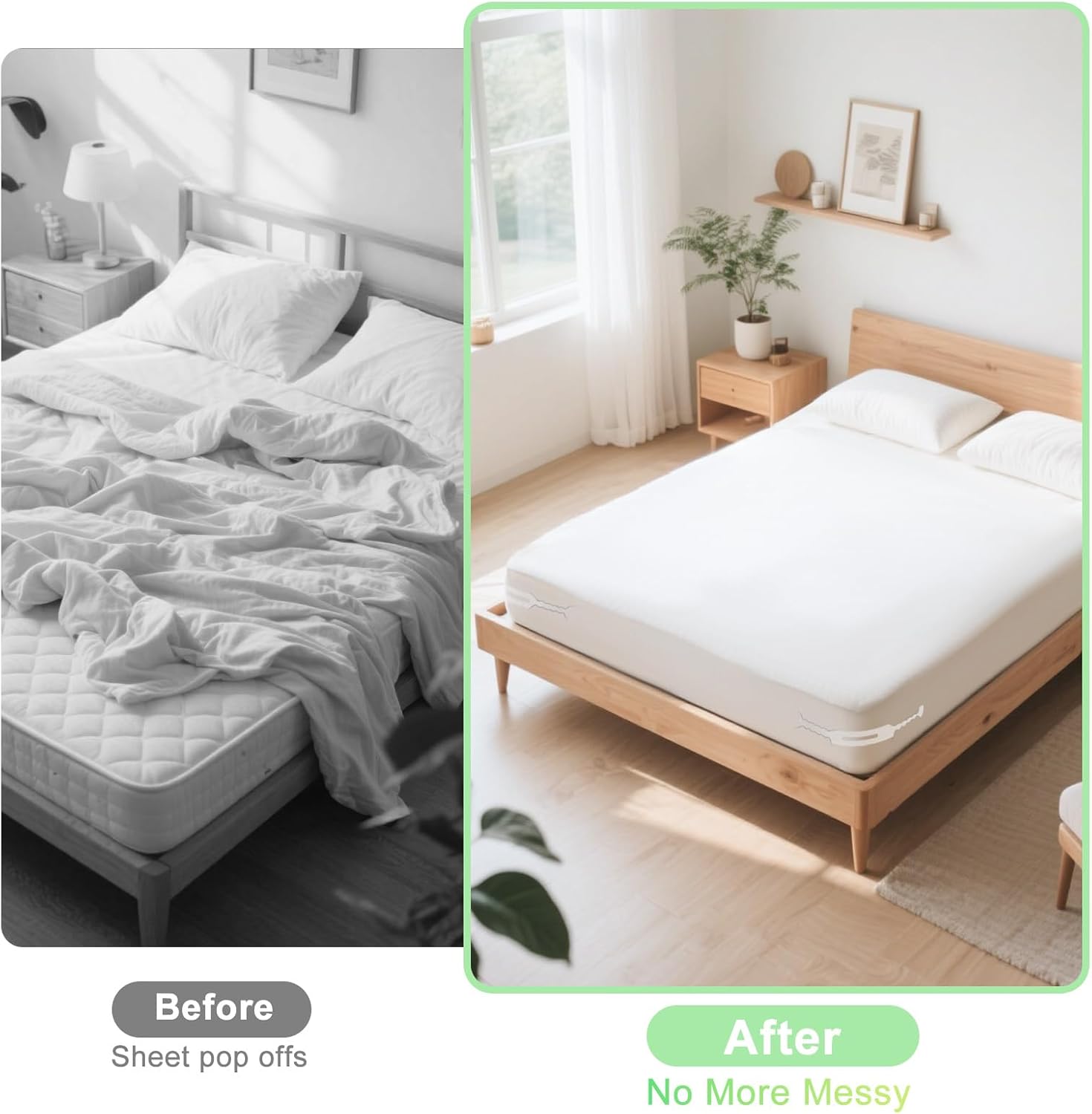 Astrumix Bed Sheet Holders Set of 4 White 1