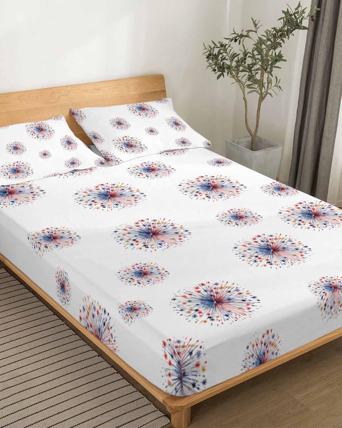 Boanket 4th of July Fireworks King Sheet Set 4 Piece
