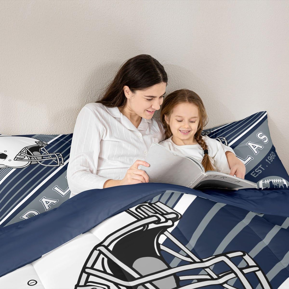 Erosebridal 2Pcs Football Comforter Set Twin Size