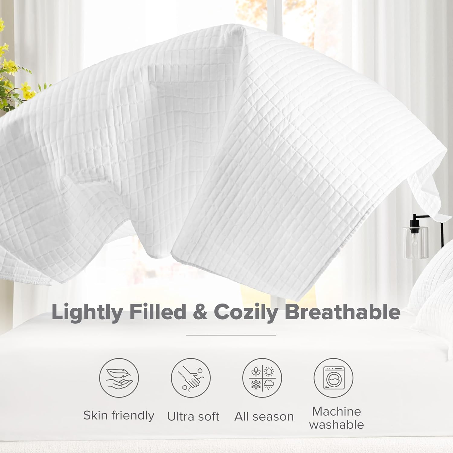 Comfort Spaces King Quilt Set with Shams 3 Piece