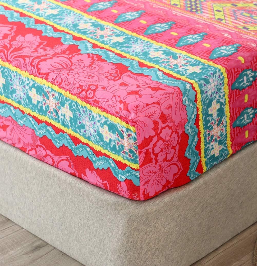 Feelyou Boho Bed Sheet Set Queen