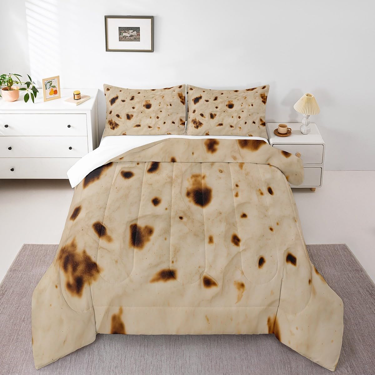 Feelyou Giant Taco Comforter Set for Kids