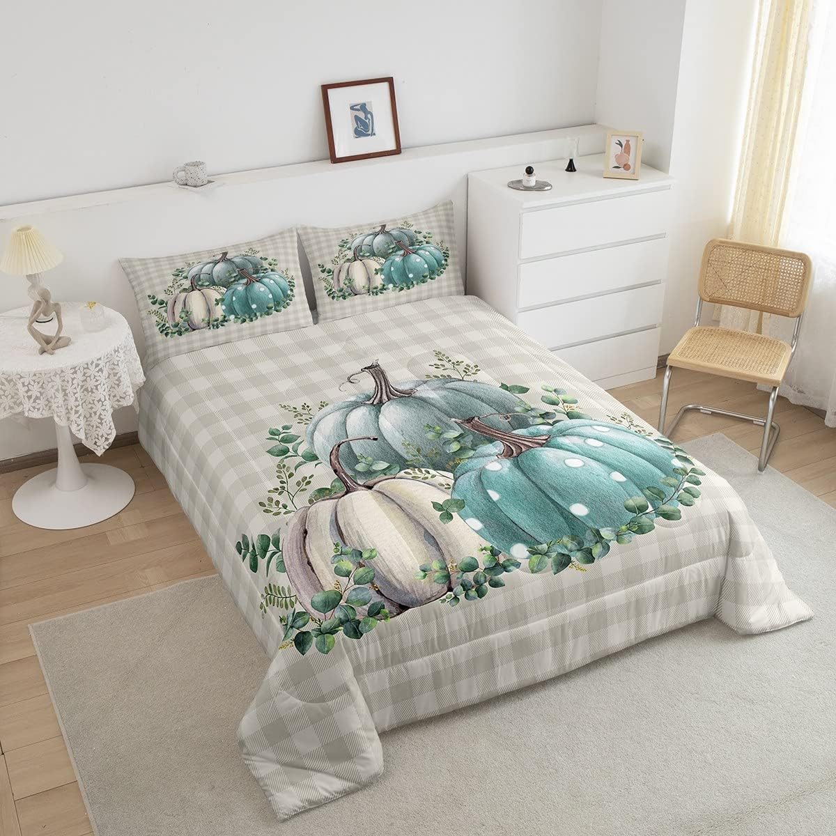 Erosebridal Fall Comforter Set for Kids and Adults