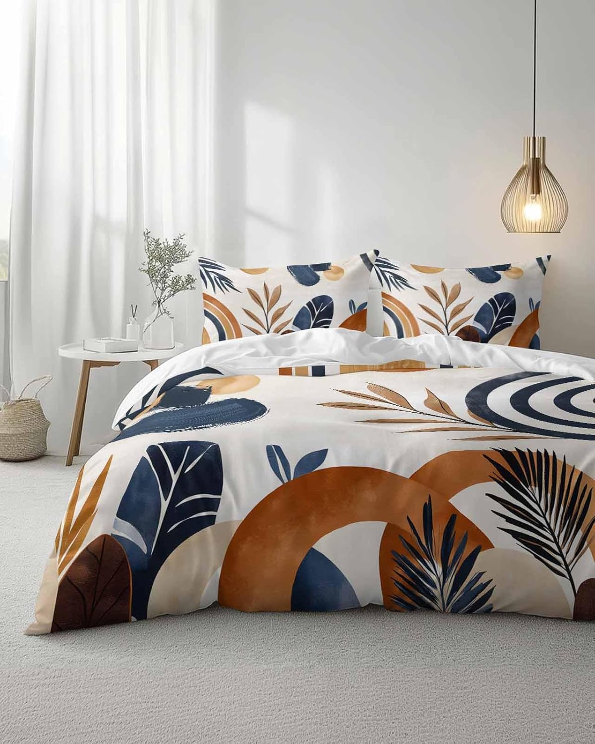 ZOE GARDEN Bohemian Queen Duvet Cover Set 3 pcs