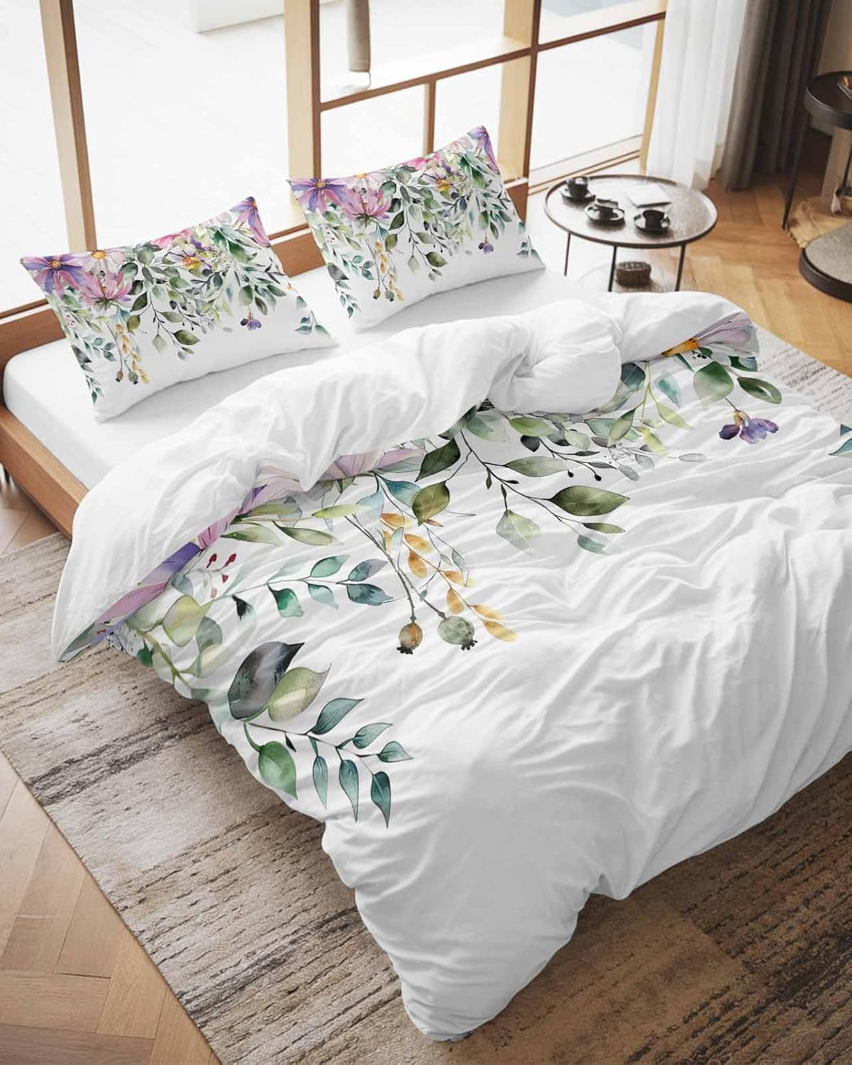 ZOE GARDEN Eucalyptus Duvet Cover Set 3 Piece