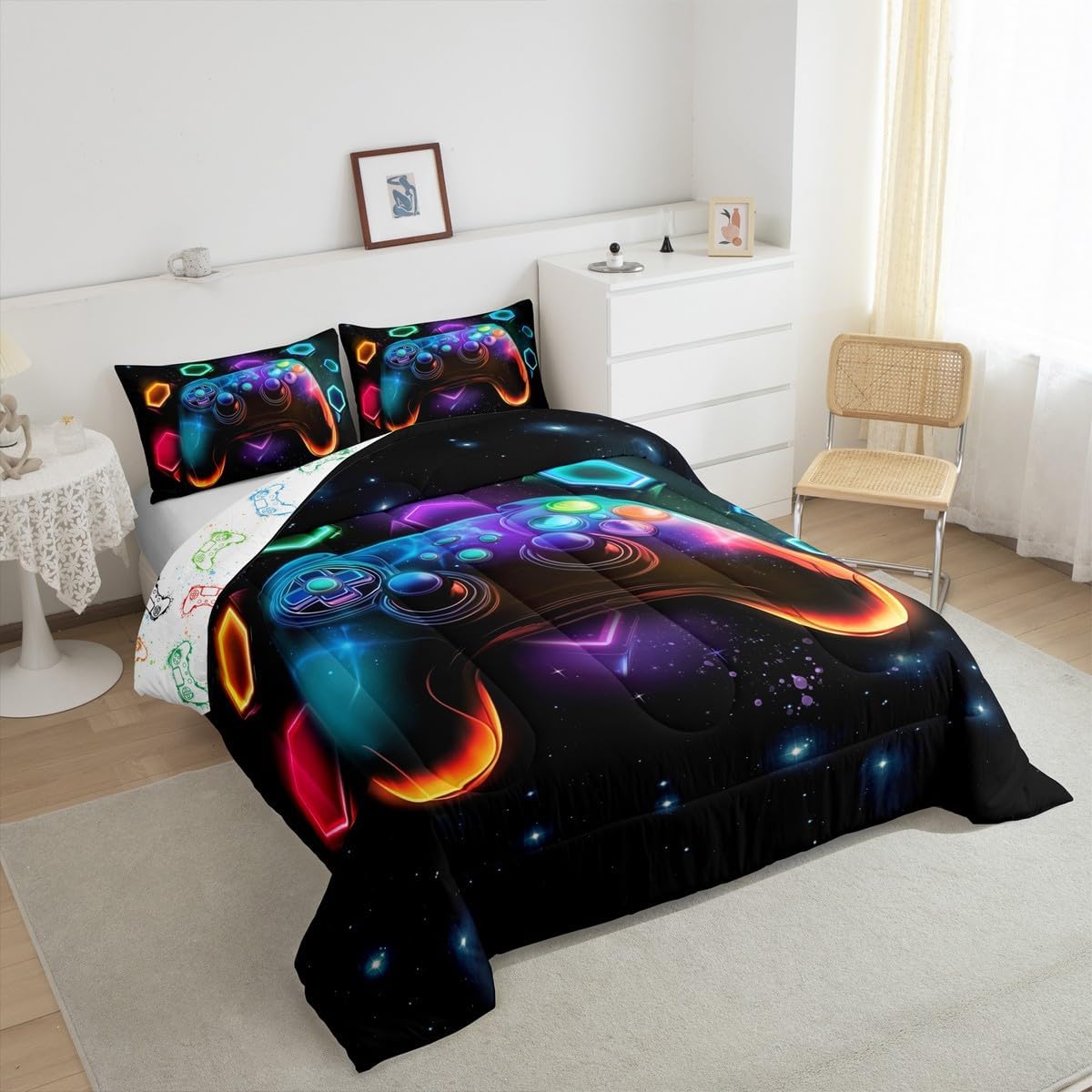 Erosebridal Gaming Comforter Set for Boys King Size