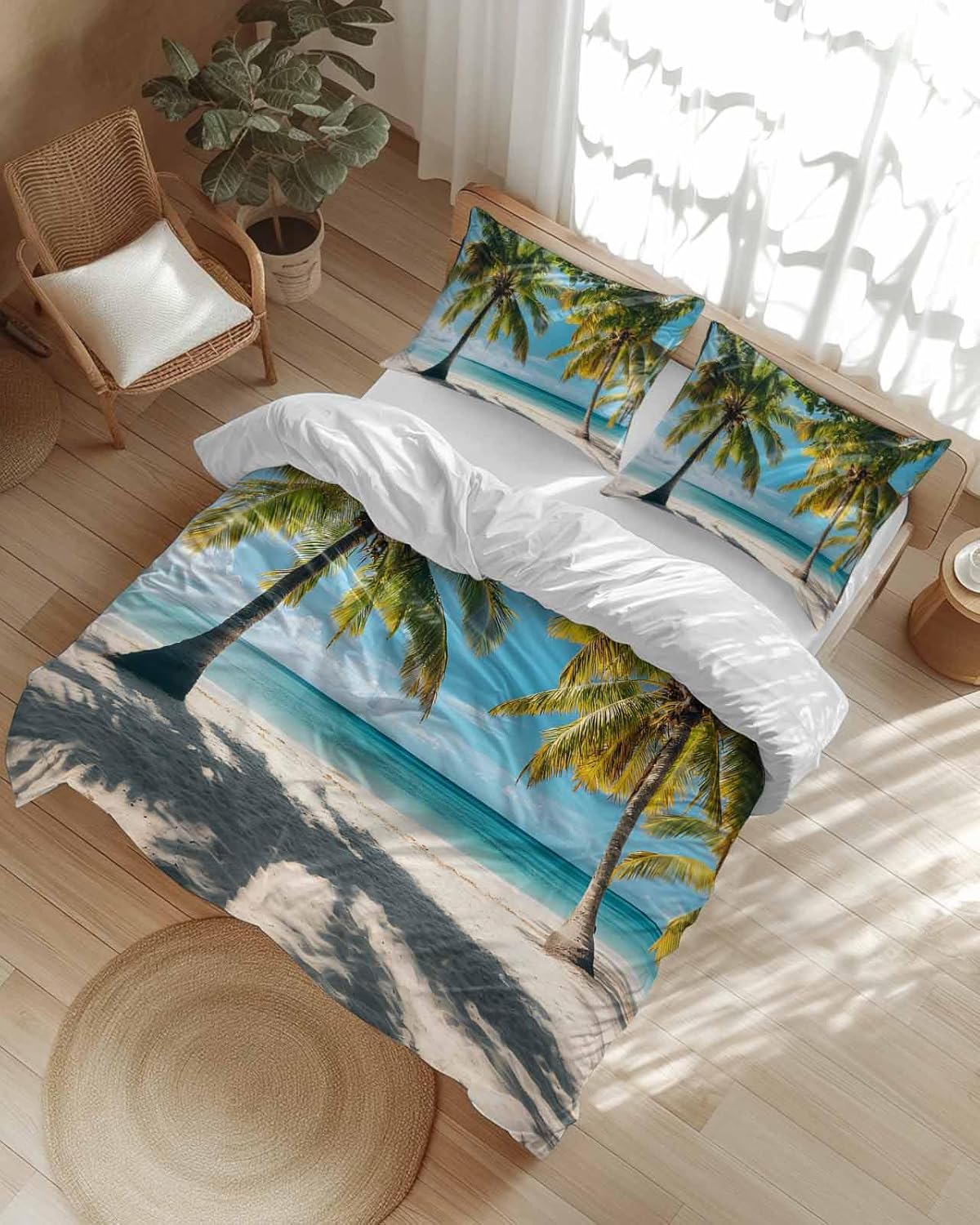 Ocean Bed Duvet Cover Queen Size with Matching Pillowcases