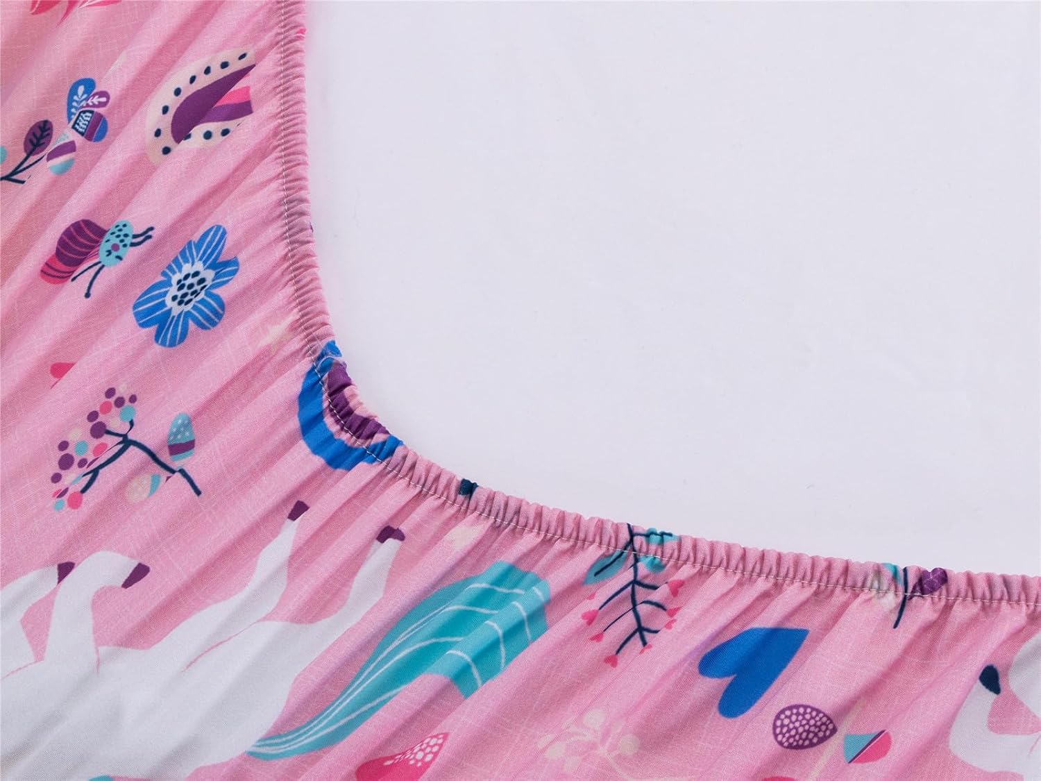 NTBED Unicorn Zip Comforter Set Twin Pink