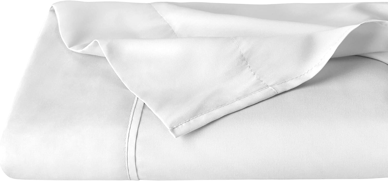 Bare Home King Comforter Set with Flat Sheet Bundle