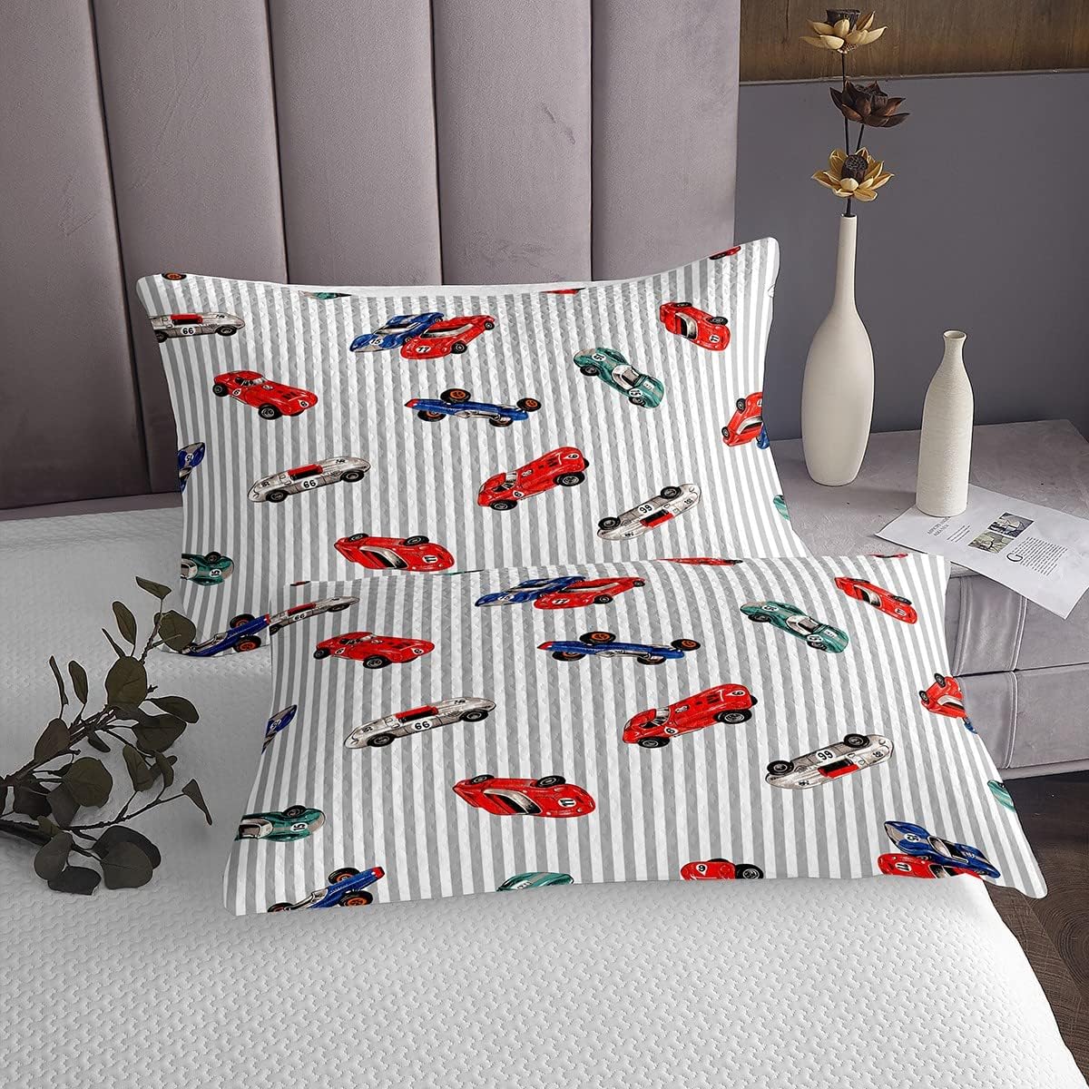 Feelyou Race Car Bed Sheet Set for Kids
