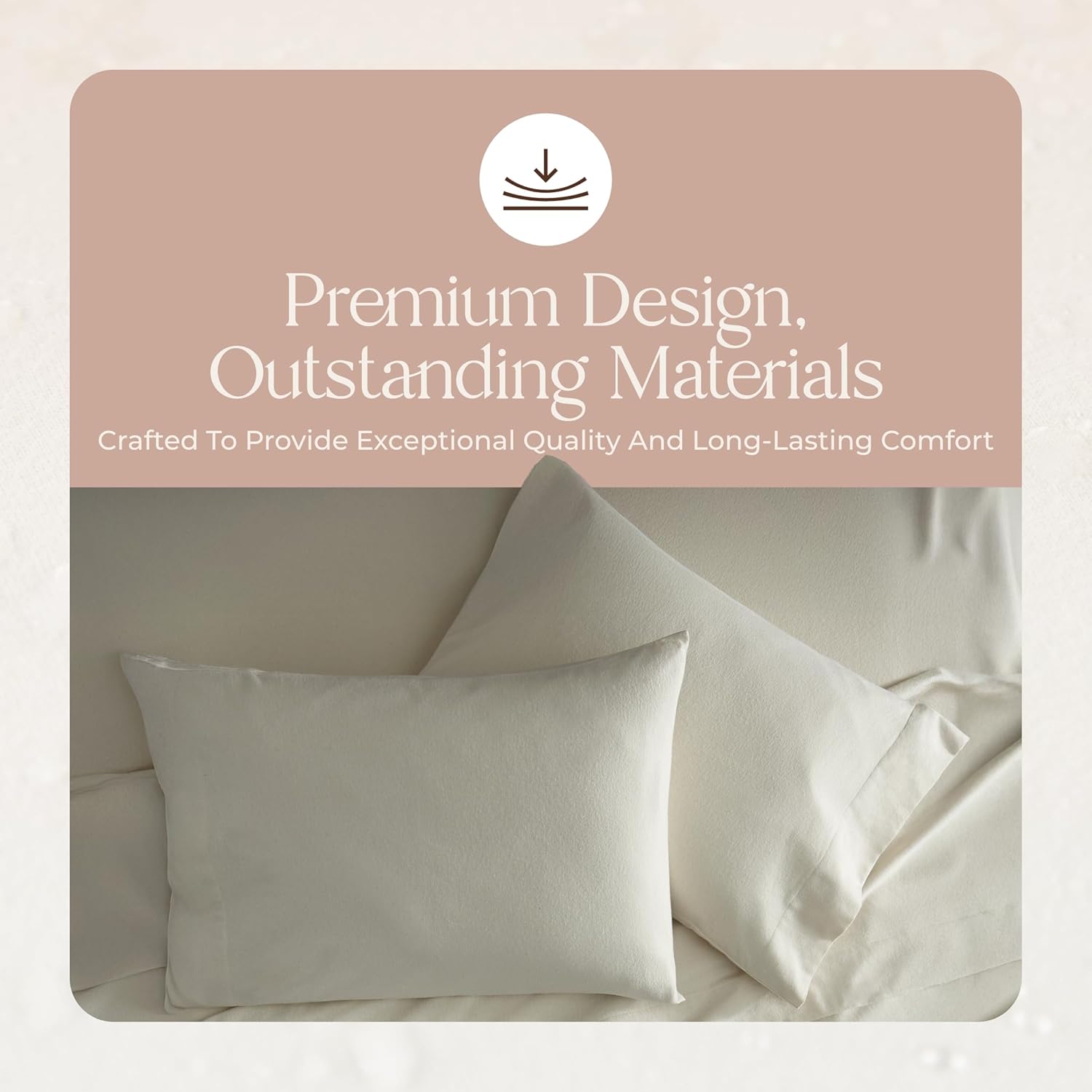 Whisper Organics Organic Flannel Sheets Twin XL Set