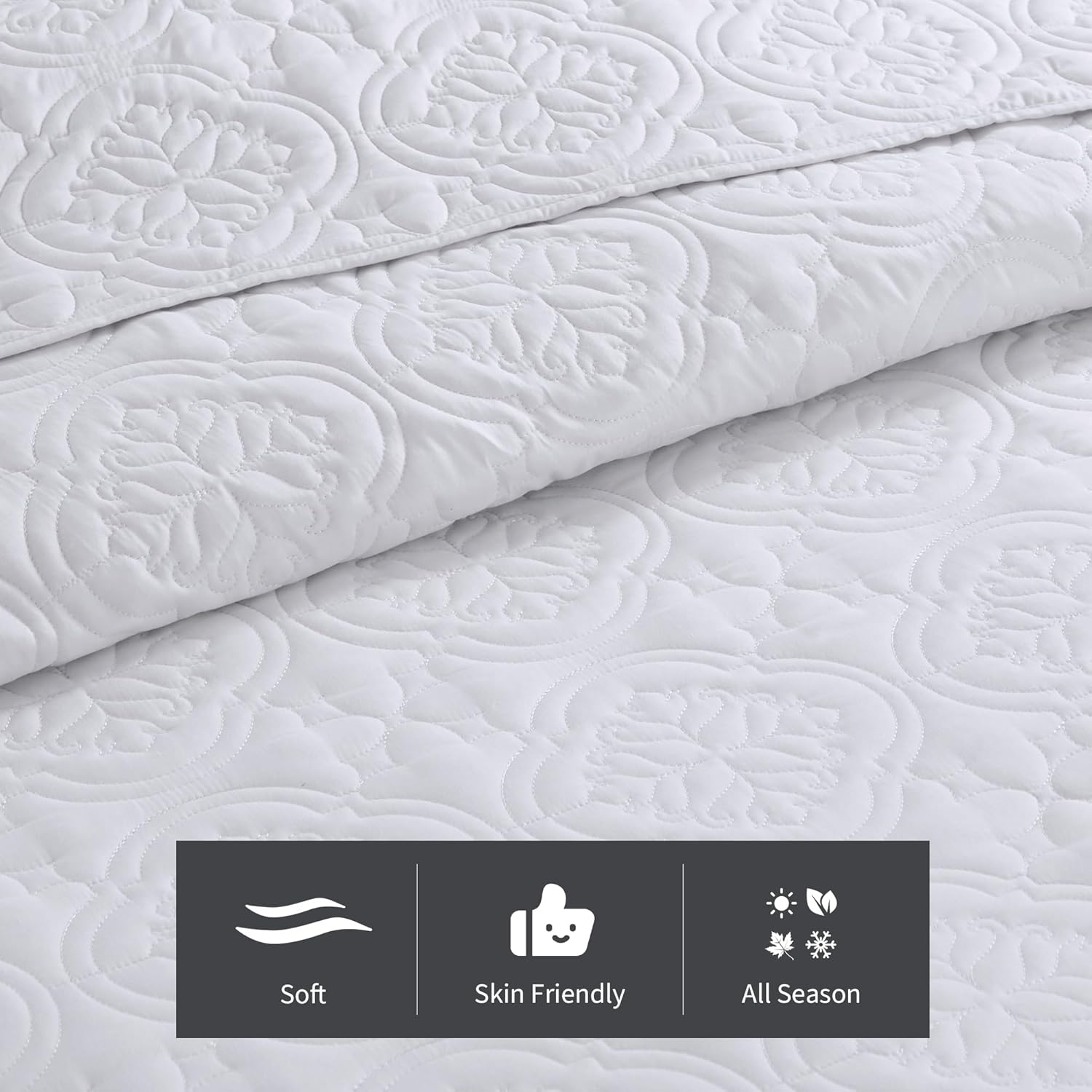 510 DESIGN Oakley Reversible Quilt Set 3 Piece