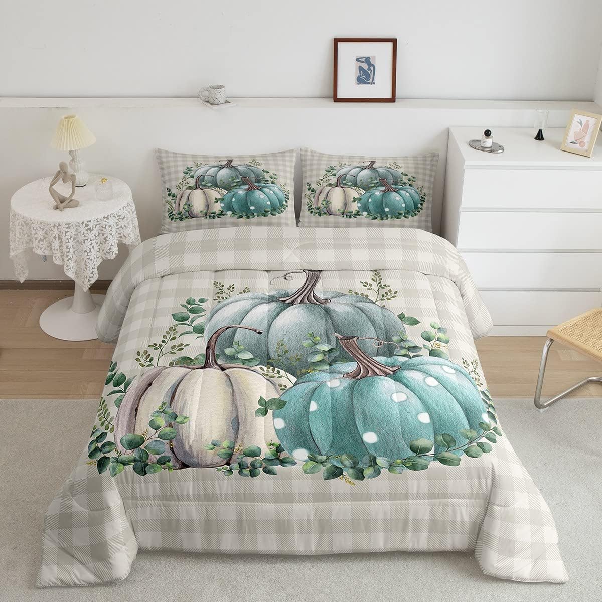 Erosebridal Fall Comforter Set for Kids and Adults