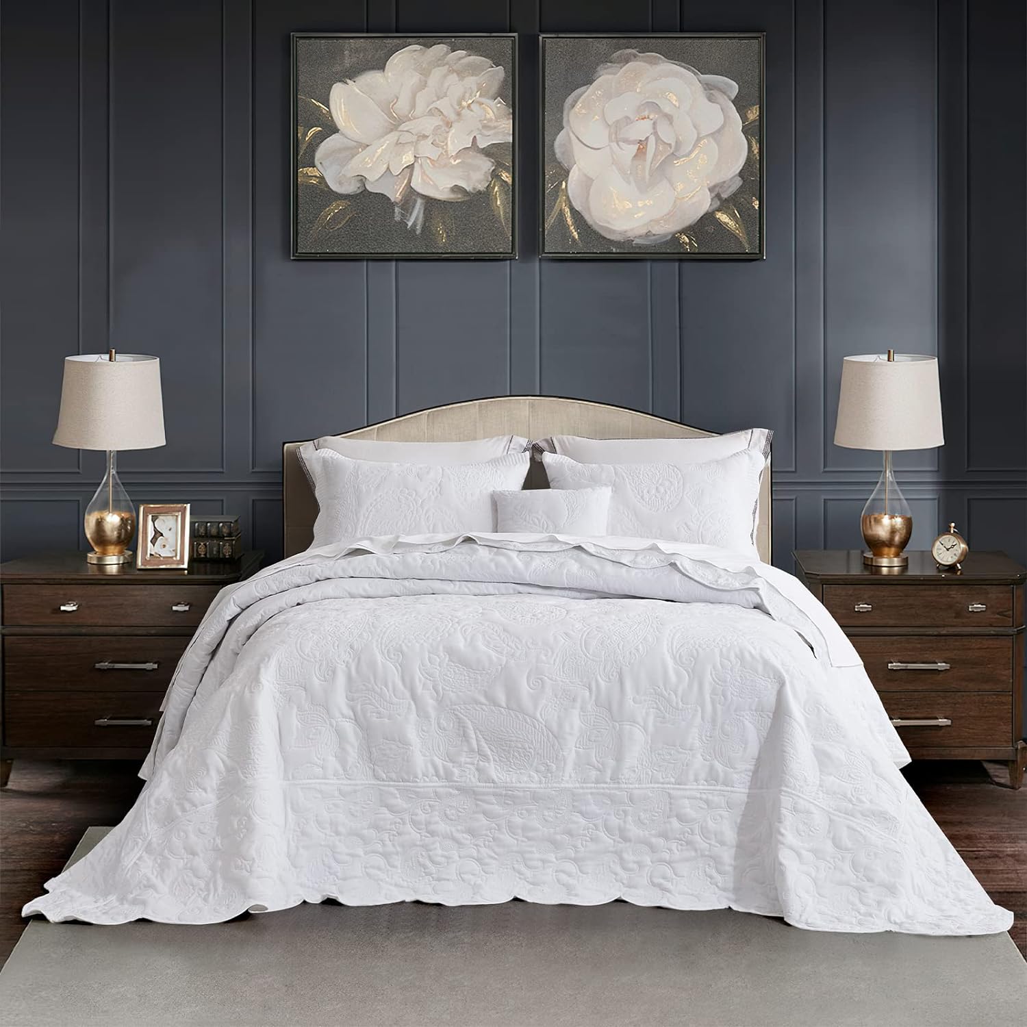HZ HY Oversized King Bedspread Set 138x122