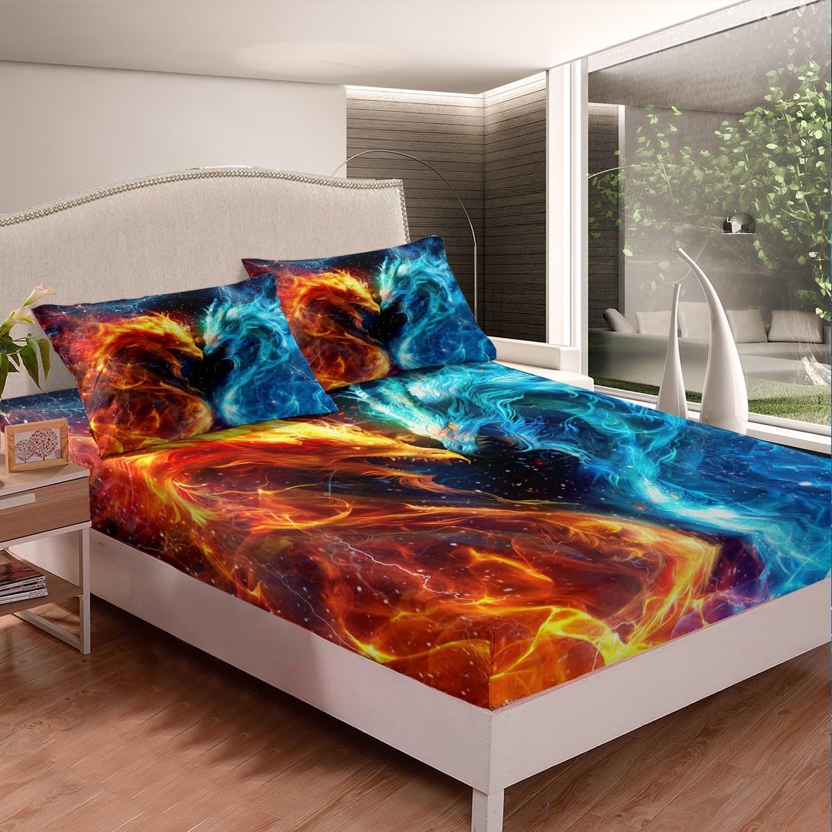 Feelyou Dragon Monster Sheet Set King Size