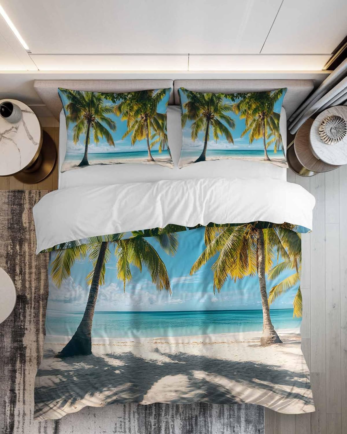 Ocean Bed Duvet Cover Queen Size with Matching Pillowcases
