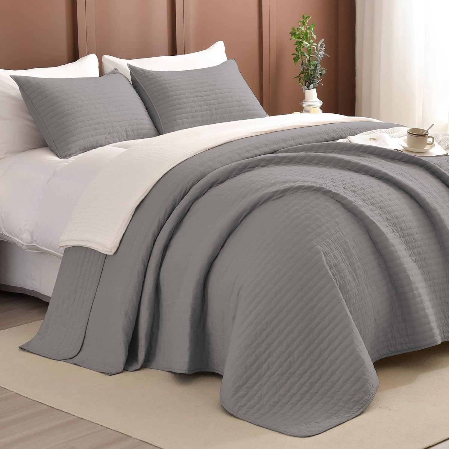 Masaca 3-Piece Oversized King Bedspread Set