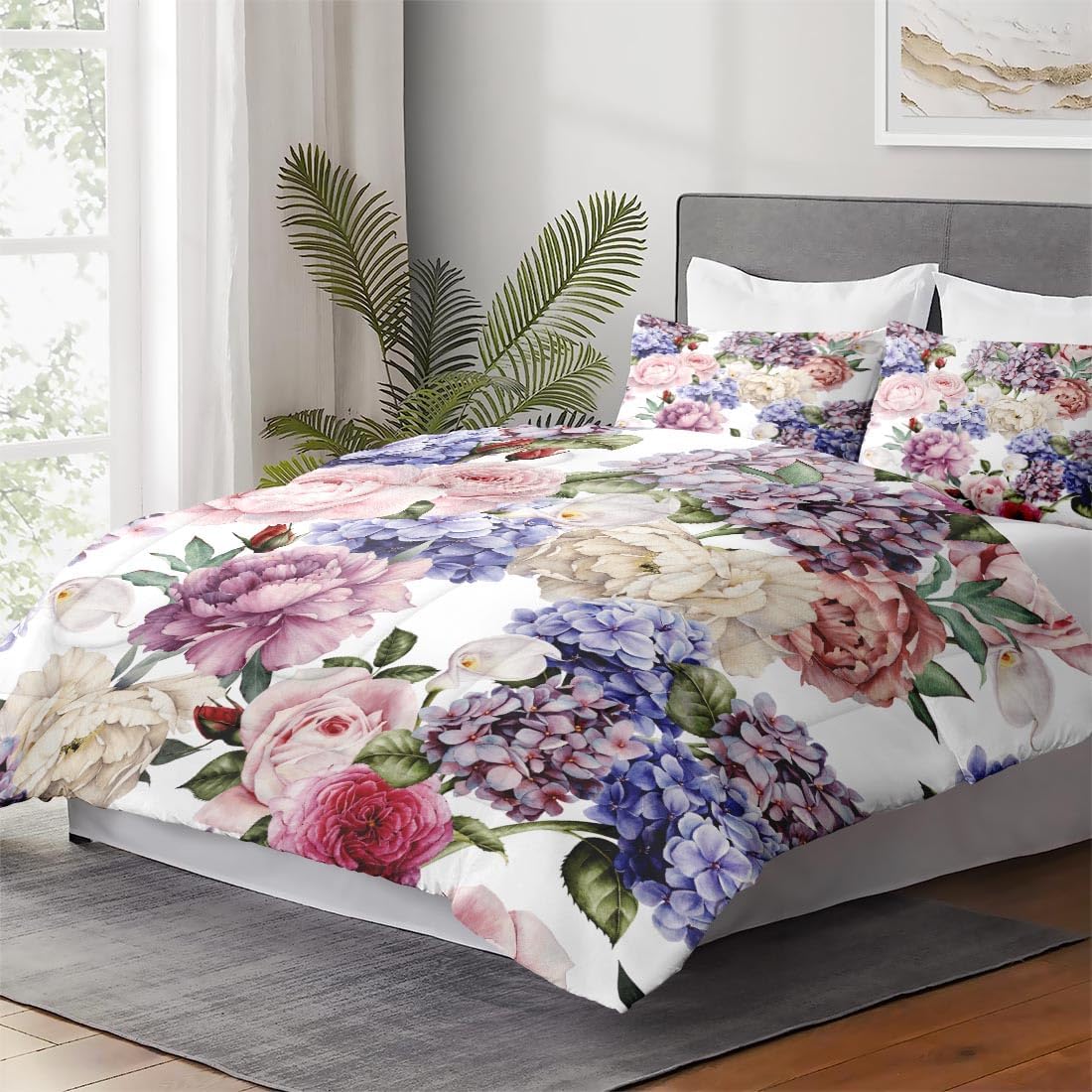 WeCozy King Size Comforter Set with 2 Pillowcases 1