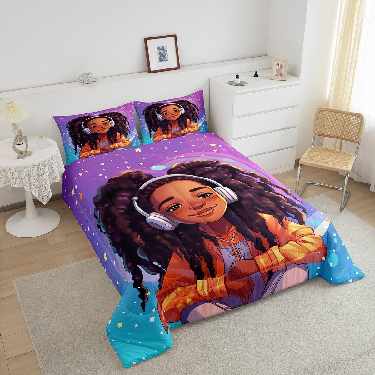 Feelyou Kids Comforter Set King Size 3Pcs