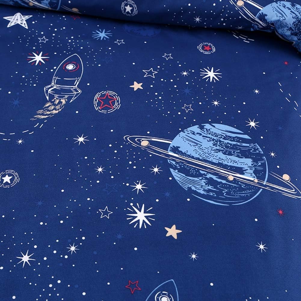 Feelyou Kids Galaxy Space Bed Sheet Set King Size