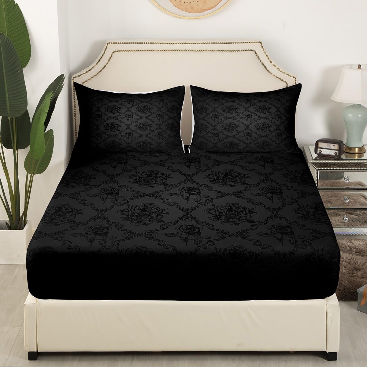 Feelyou Gothic Queen Sheet Set with Deep Pockets 1