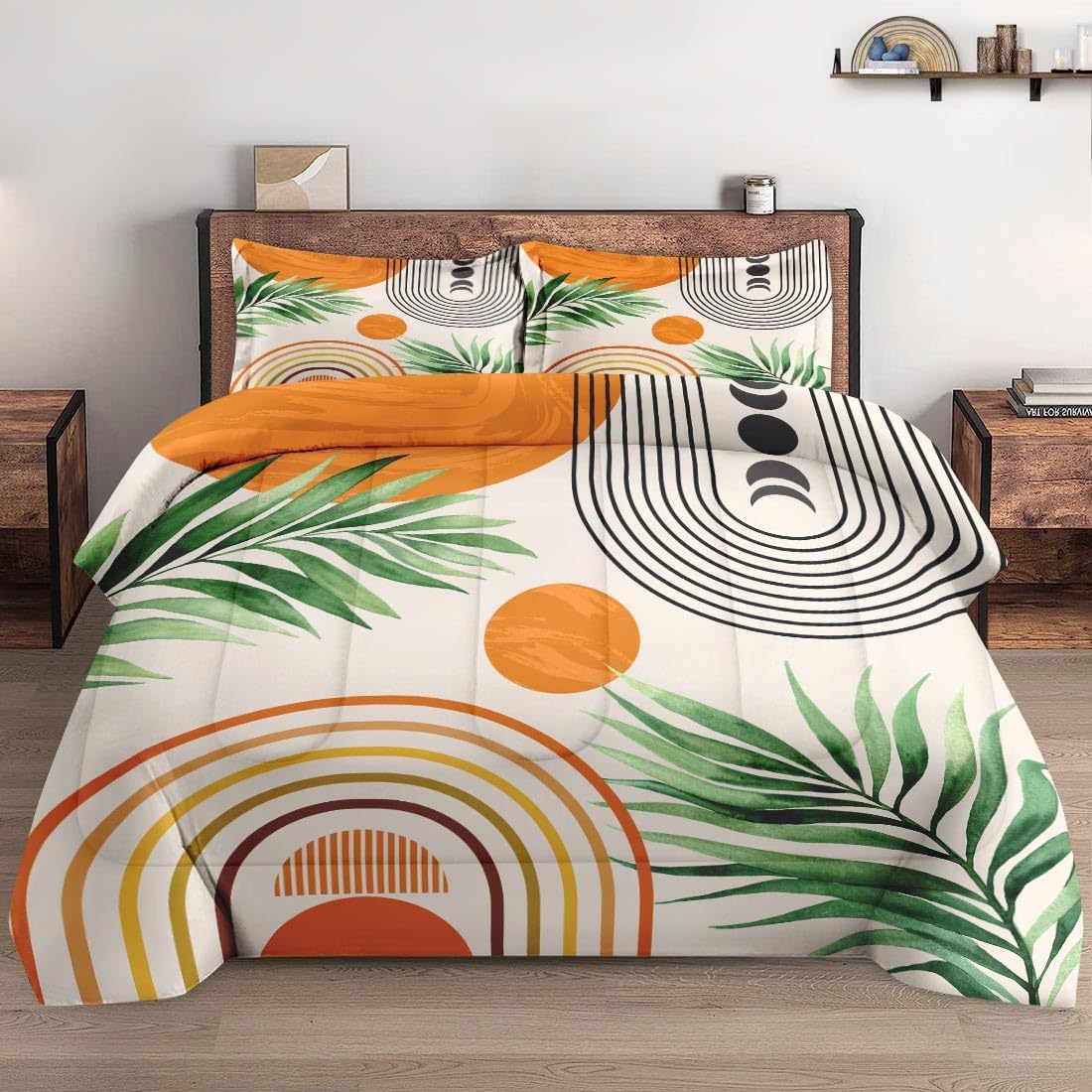 WeCozy King Size Comforter Set with 2 Pillowcases