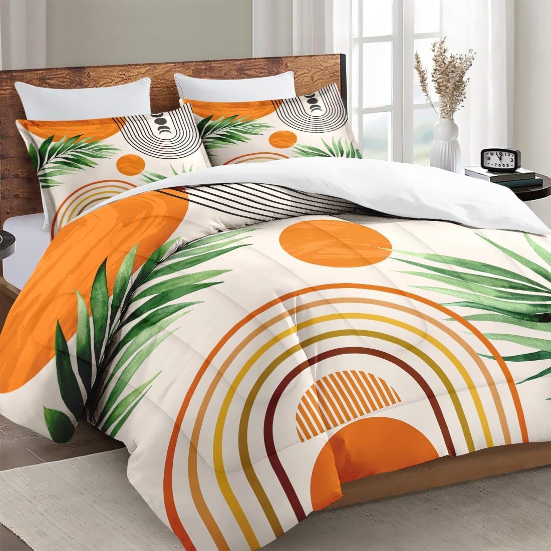 WeCozy King Size Comforter Set with 2 Pillowcases