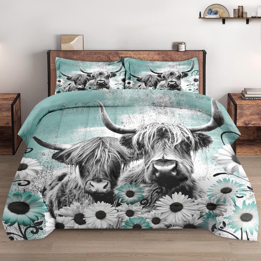 WeCozy Comforter Set Twin Size with Pillowcase 1