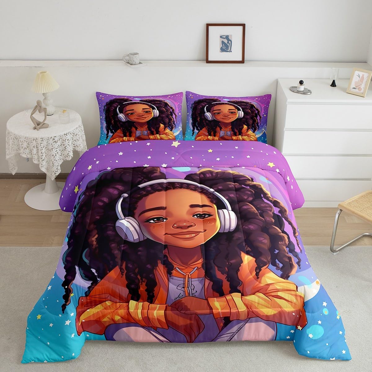 Feelyou Kids Comforter Set King Size 3Pcs