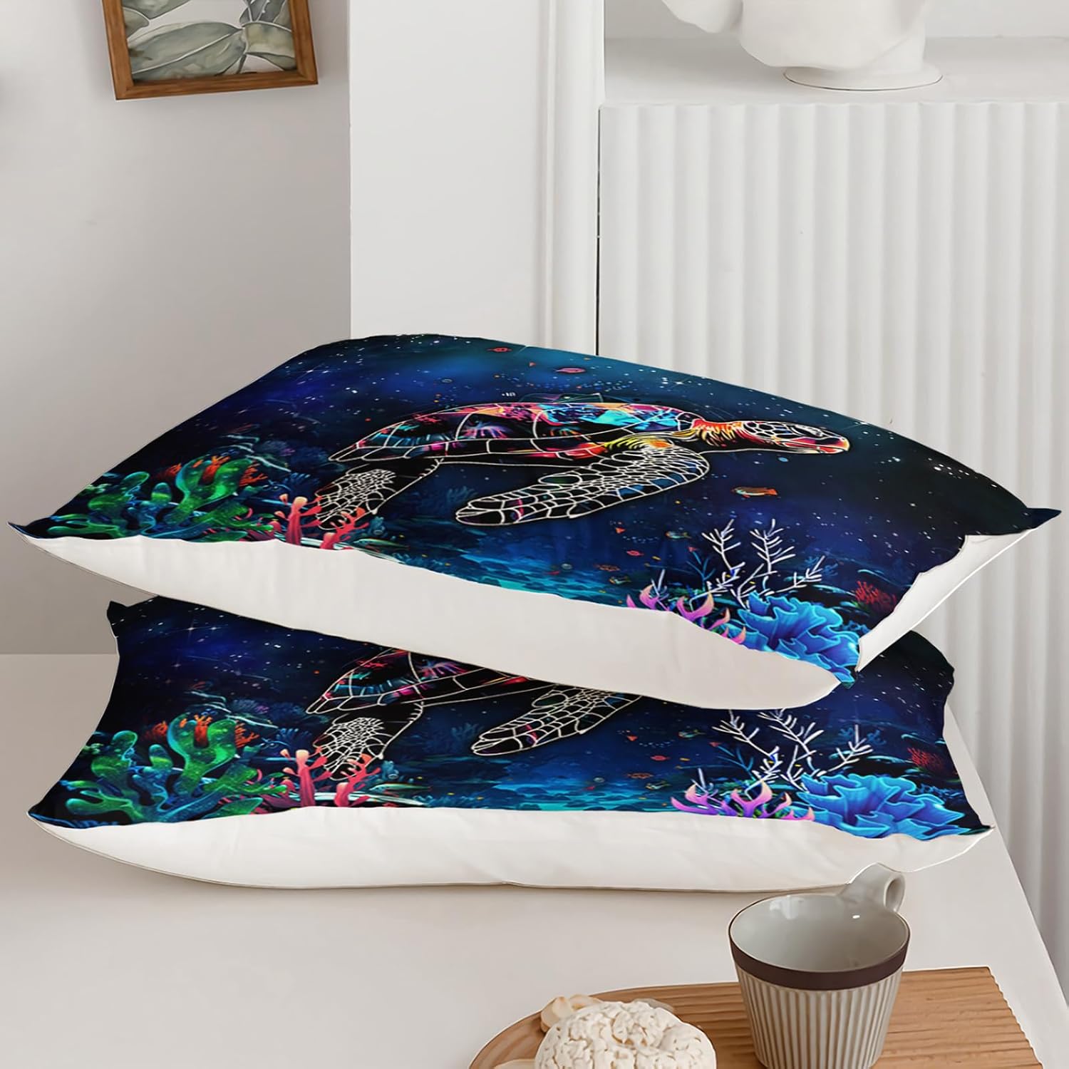 Ntlfup Turtle Comforter Set Queen Size 1