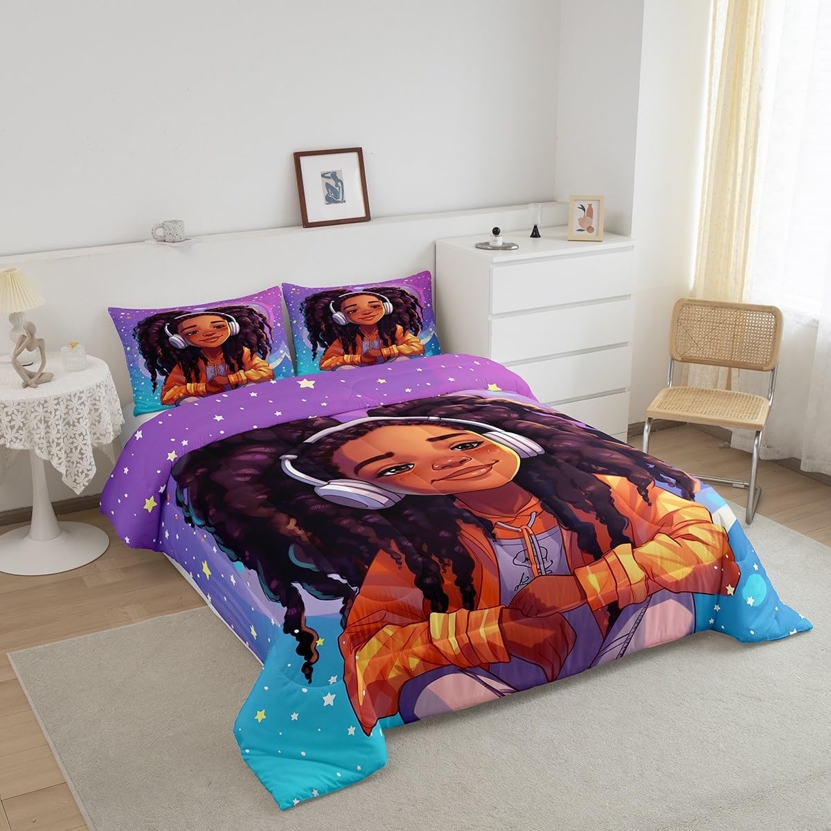 Feelyou Kids Comforter Set King Size 3Pcs