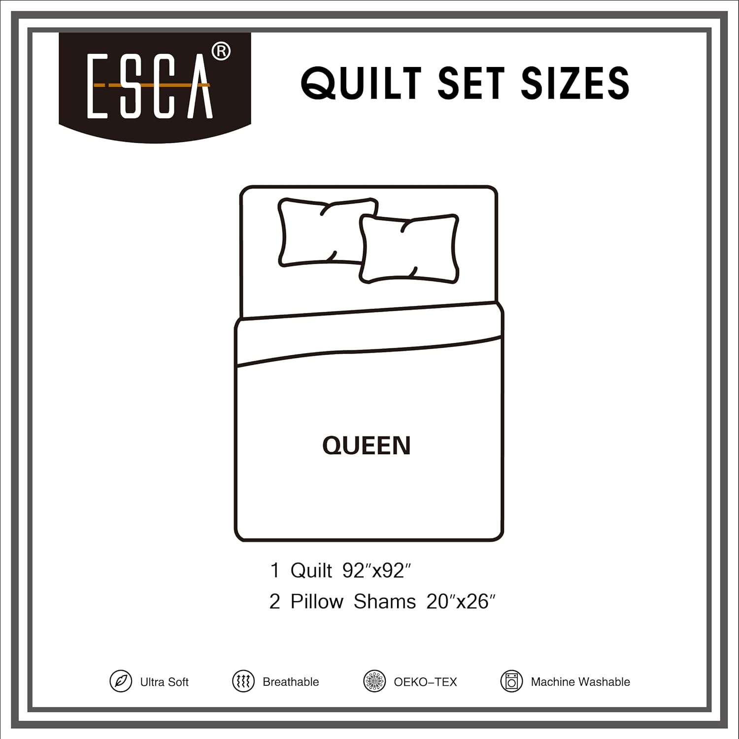 3-Piece Esme Cotton Coverlet Set Matelass White Queen Size