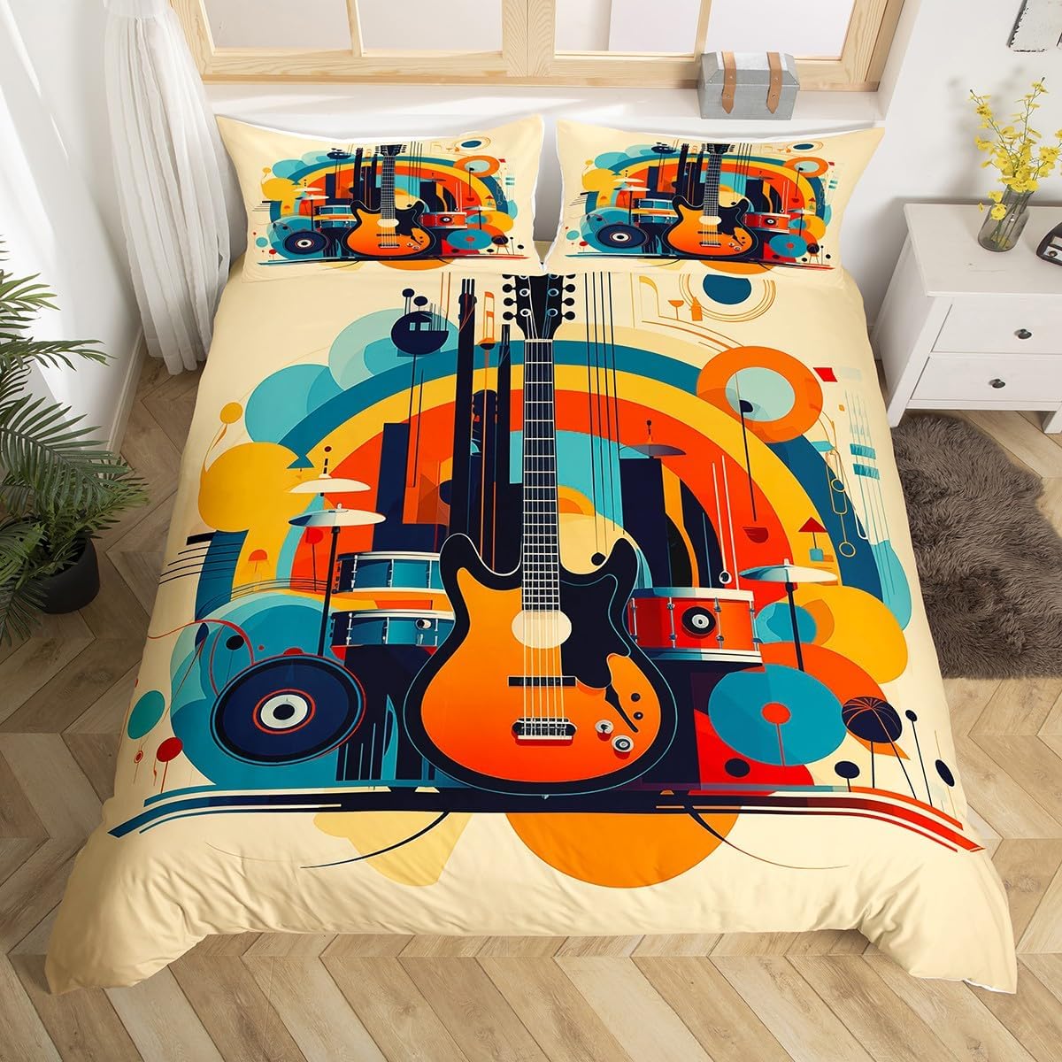 Feelyou Twin Size Duvet Cover Set for Kids