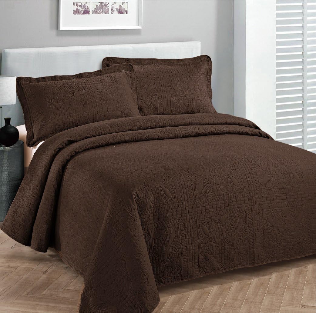 Fancy Linen Luxury Bedspread Coverlet Set 1