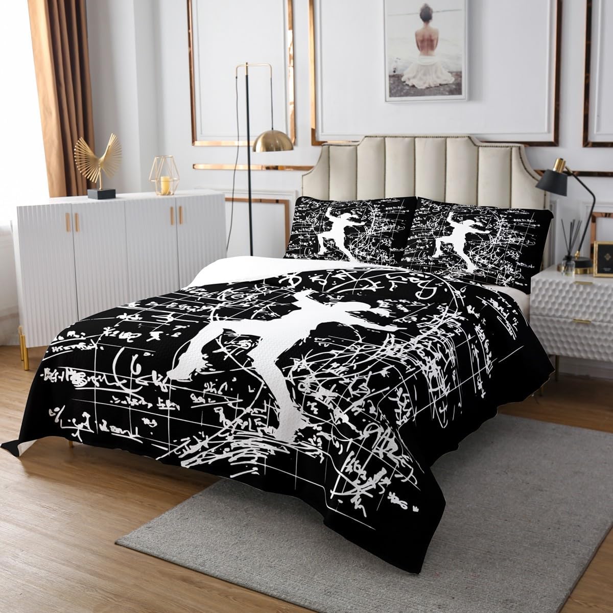 Erosebridal Rock Climbing Quilt Set Twin Size 2 Piece 1