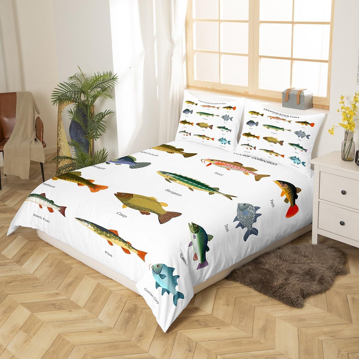 Feelyou 3D Print Duvet Cover Set for Kids and Teens
