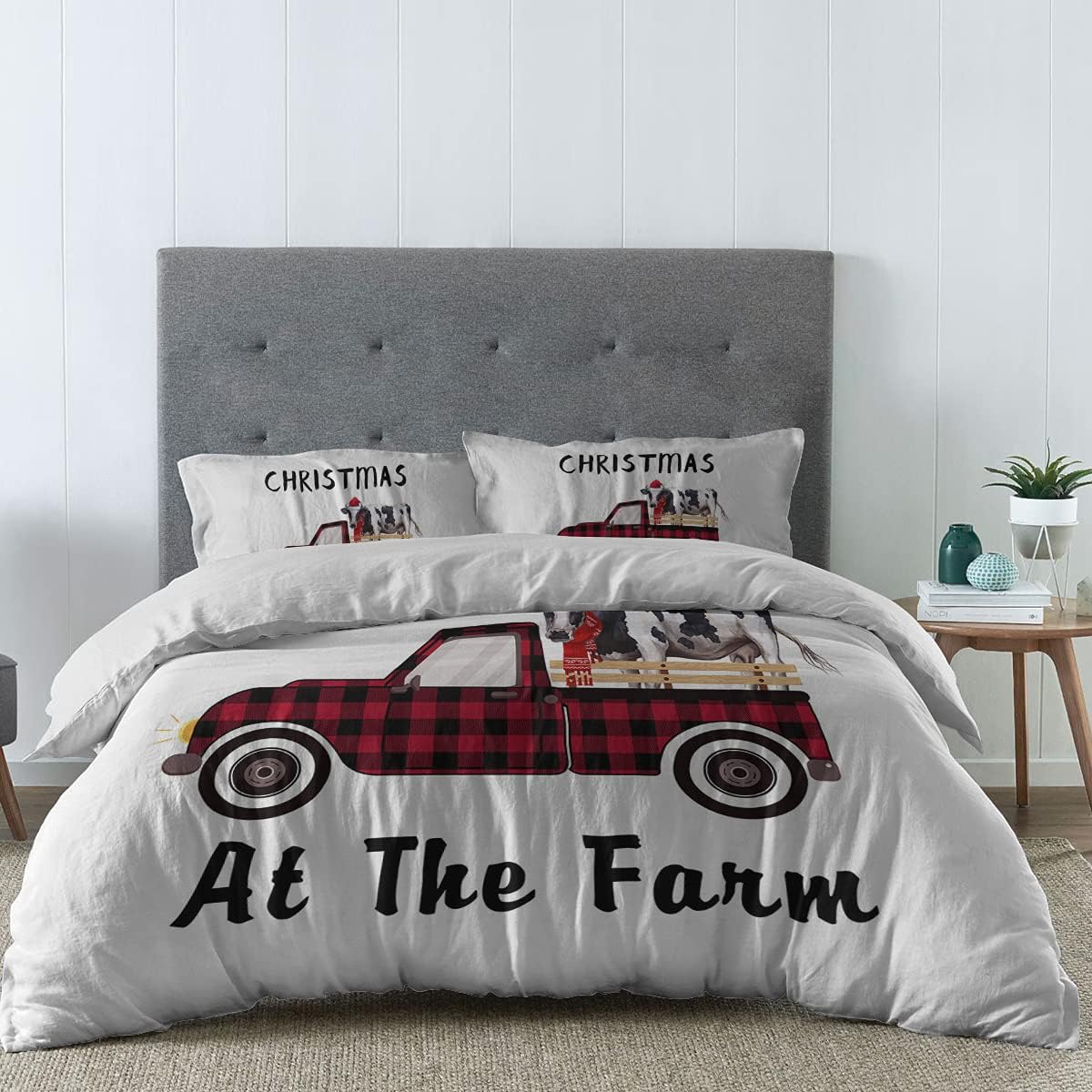 LooPoP Farm Christmas Comforter Set California King 1