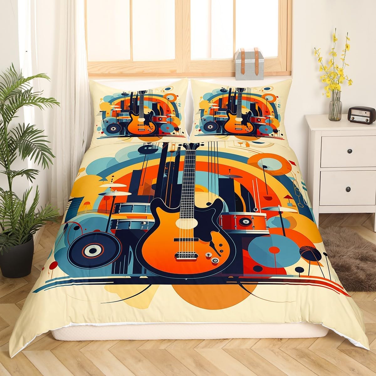 Feelyou Twin Size Duvet Cover Set for Kids