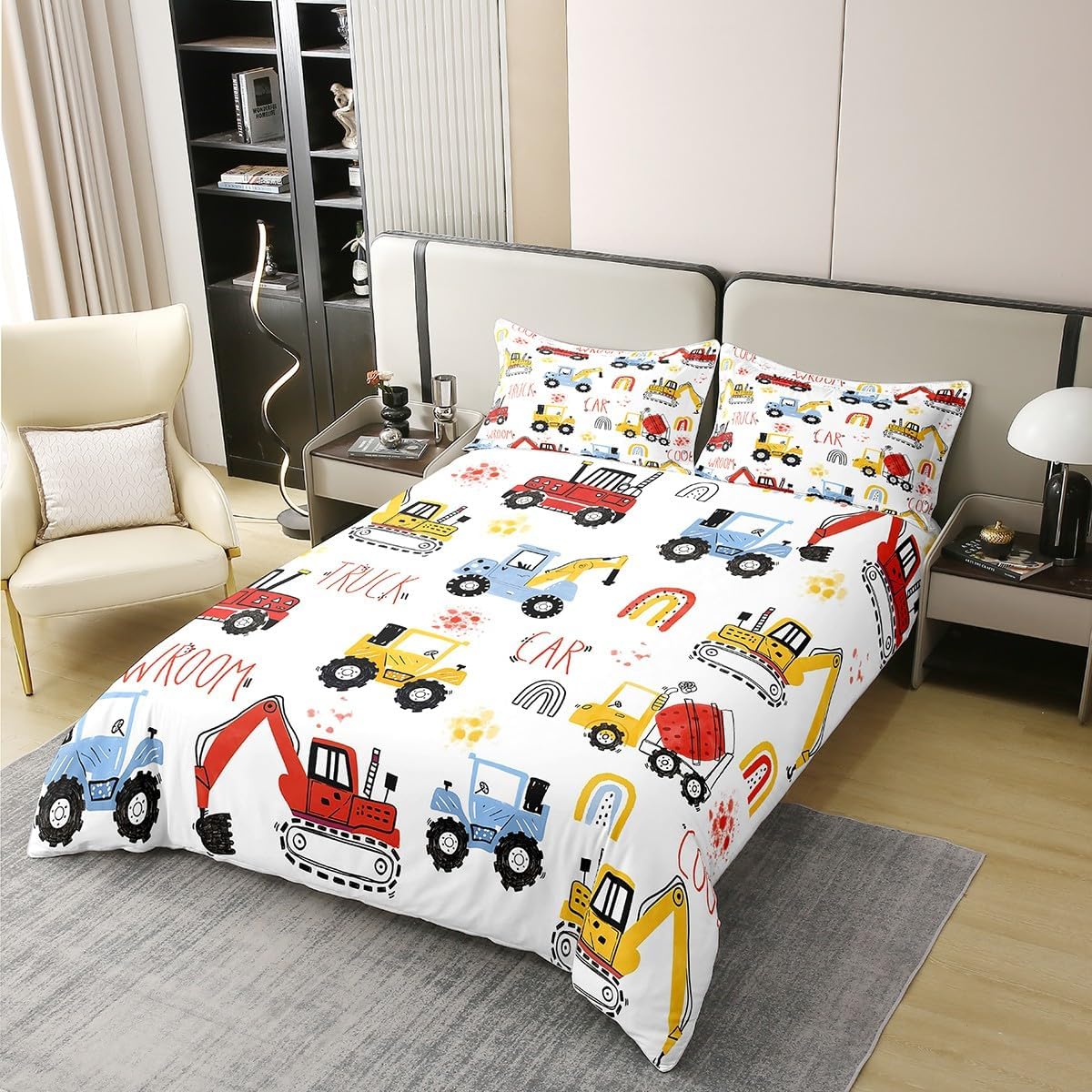 Erosebridal Organic Cotton Duvet Cover Set for Kids