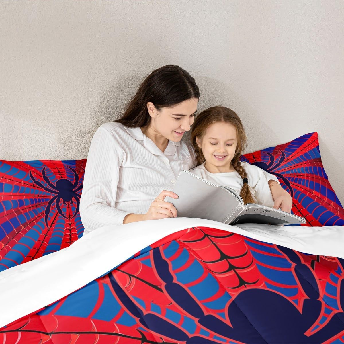 Manfei Spider Web Kids Comforter Set King Size