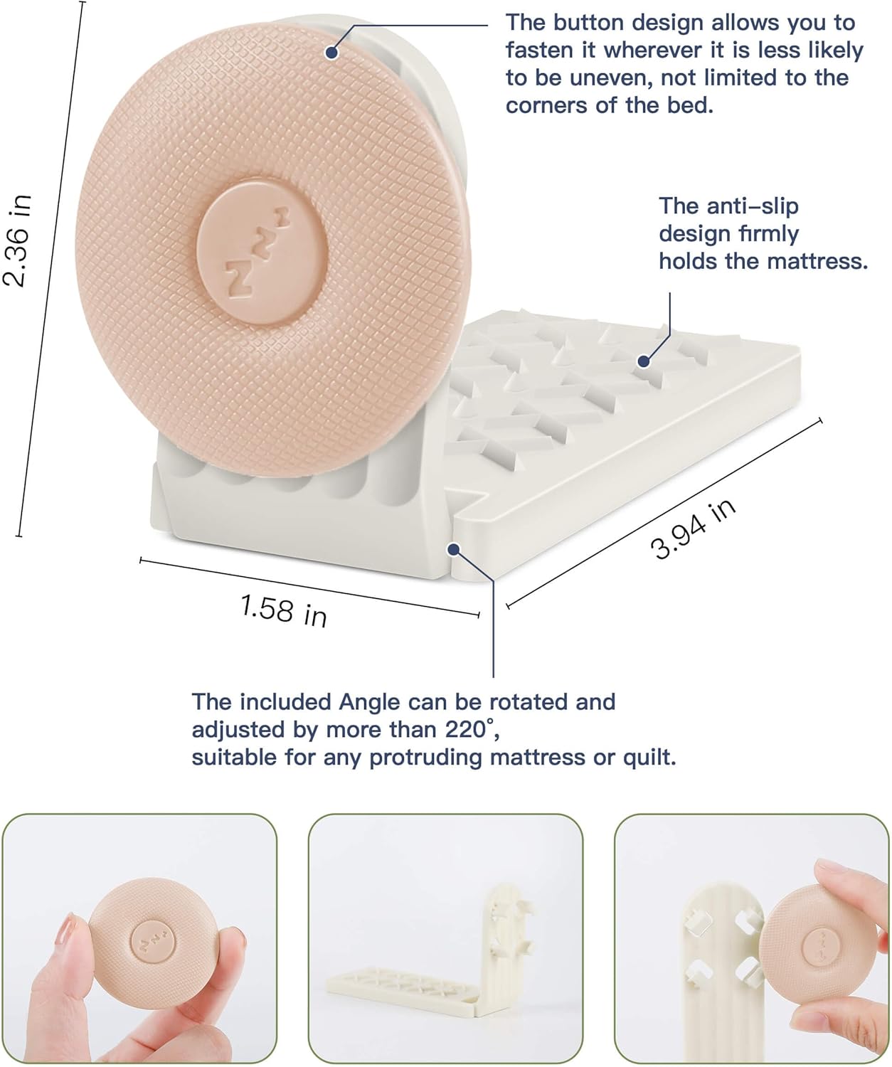 Cailoda Sheet Fasteners Set of 12 Bed Sheet Clips Pink