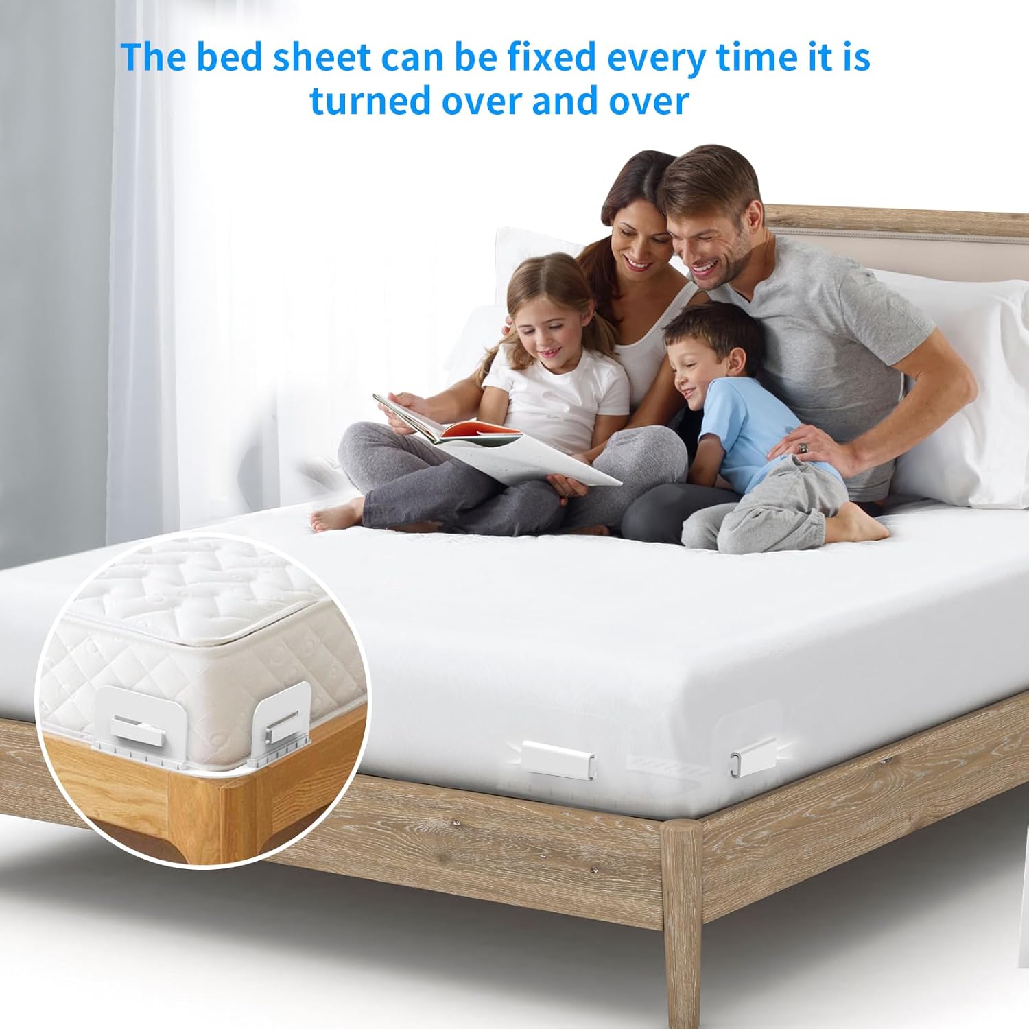 UBASTER Heavy Duty Sheet Holders for Corners