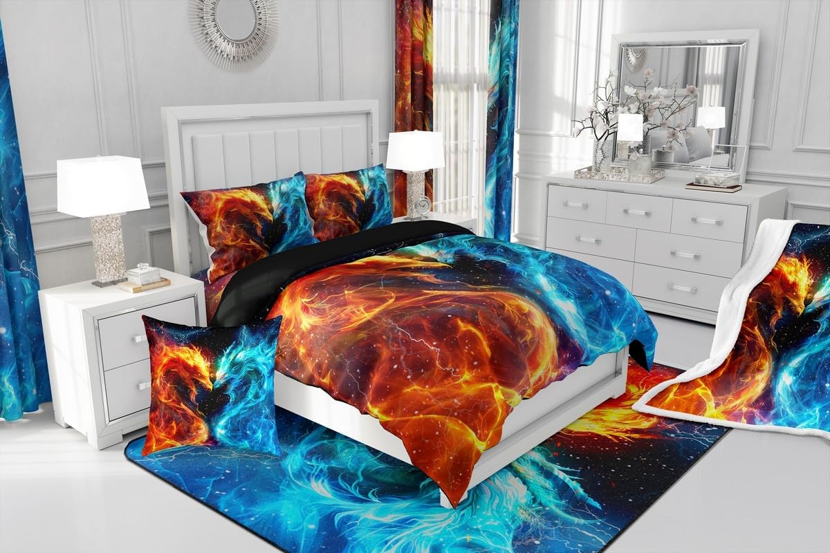 Feelyou Dragon Monster Sheet Set King Size